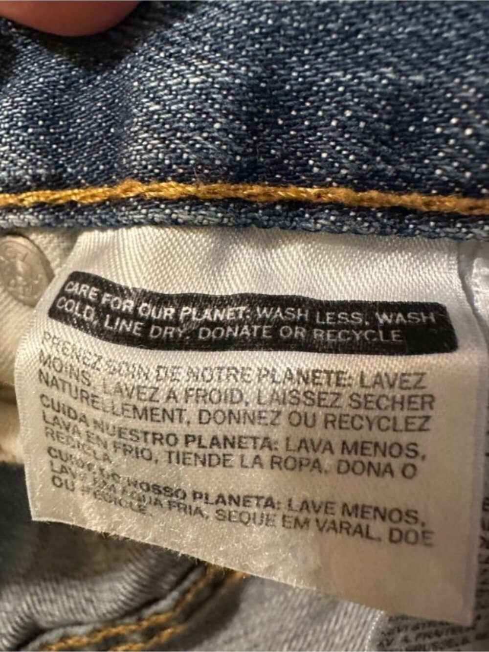 Levi’s 569 Loose Straight Jeans Men’s 32x30 Measures 34x29 Faded Blue Denim 2013 - Picture 11 of 15